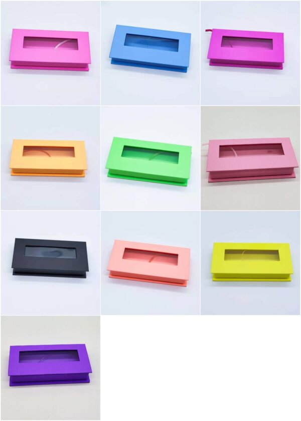 Available Strip Eyelashes Packaging Boxes With Rhinestone - Image 3
