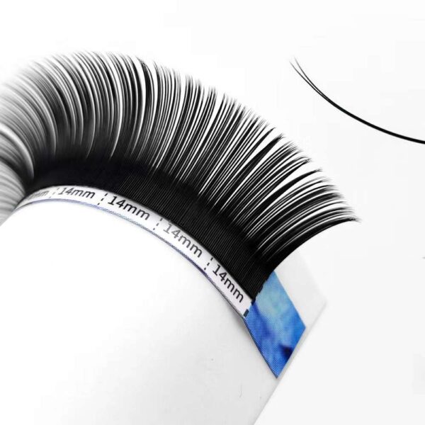 Ellipse Flat Lashes Soft Matte Volume Eyelashes Vendor Extension private label with logo custom packaging